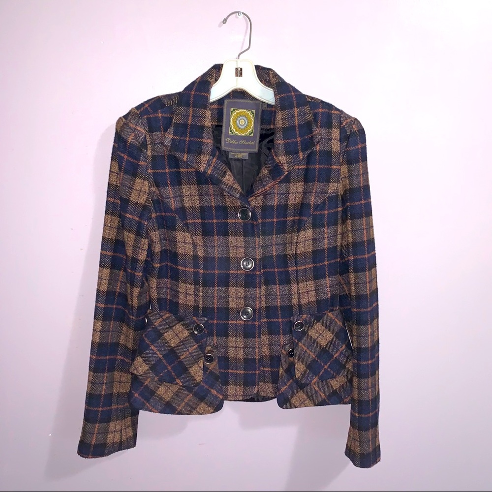 🧥 Debbie Shuchat Plaid Blazer 🧥